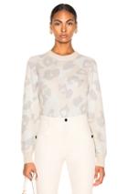 Rag & Bone Leopard Crew In Animal Print,gray