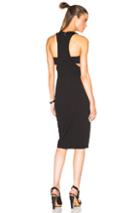 T By Alexander Wang Bandeau Back Dress In Black