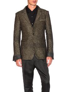 Haider Ackermann Tailored Blazer In Metallics,black