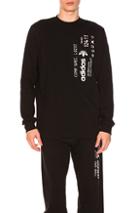 Adidas By Alexander Wang Graphic Long Sleeve In Black