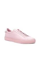 Givenchy Leather Urban Tie Knot Sneakers In Pink