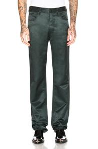 Calvin Klein 205w39nyc Satin Uniform Pants In Green