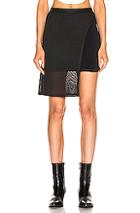 1017 Alyx 9sm Double Layer Knit Skirt In Black
