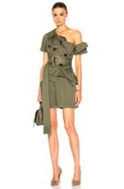 Monse Cotton Canvas Jacket In Green