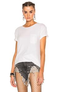R13 Pocket Tee In White