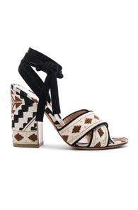 Gianvito Rossi Cheyenne Navajo Heels In Abstract,neutrals