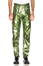 Gmbh Thor Vinyl Trouser In Green