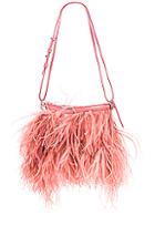 Marques ' Almeida Feather Bag In Pink