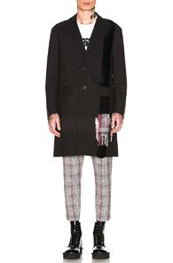 Oamc Saxa Coat In Black