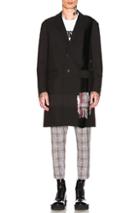 Oamc Saxa Coat In Black