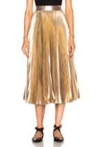 Frankie Pleated Skirt In Metallics