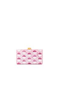 Edie Parker Jean Double Dot Clutch In Pink