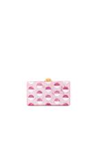 Edie Parker Jean Double Dot Clutch In Pink