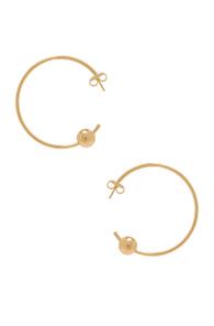 Maria Black Orion Maxi Hoop Earrings In Metallics