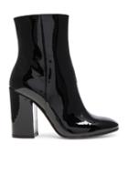 Gianvito Rossi Patent Leather Rolling High Booties In Black