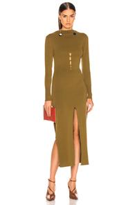 Jacquemus Douira Dress In Green