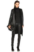 Ann Demeulemeester Shearling Coat In Black