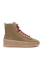 Fear Of God Nubuck Leather Hiking Sneakers In Neutrals