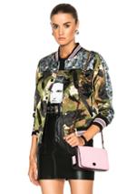 Coach 1941 Camo Rose Varsity Jacket In Floral,green,neutrals