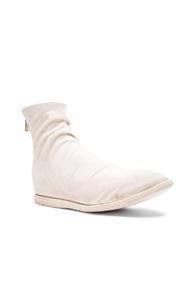 Guidi Kangaroo Suede Boots In White