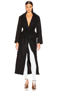 Jacquemus Aissa Trench Dress In Black
