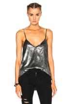 Rta Lilian Top In Gray,metallics