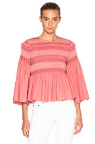 See By Chloe Peasant Top In Pink