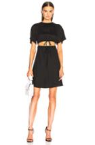 Valentino Cutout Mini Dress In Black