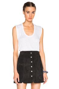 Isabel Marant Maree Linen Tee In White