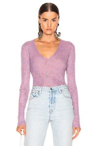 Rag & Bone Donna V-neck In Purple