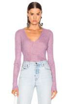 Rag & Bone Donna V-neck In Purple