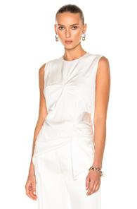 Victoria Victoria Beckham Double Knot Vest Top In White