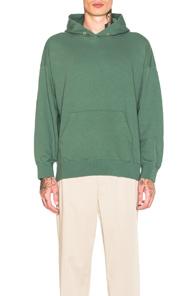 Visvim Jumbo Stencil Hoodie In Green