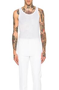 Ann Demeulemeester Tank Top In White