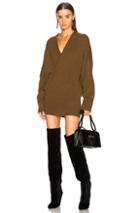 Haider Ackermann Wrap Sweater In Brown