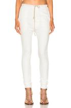 Drkshdw By Rick Owens Sweatpants Leggings In White