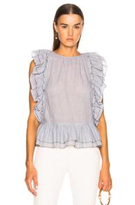 Ulla Johnson Emma Top In Grey