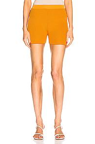 Jacquemus Arancia Short In Orange