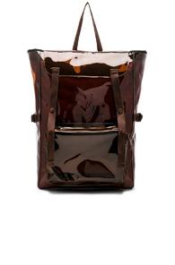 Raf Simons X Eastpak Rs Volume Topload Backpack In Brown