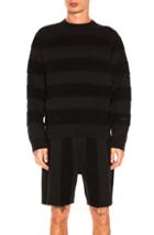 Adidas By Alexander Wang Inout Crew Neck Sweater In Black