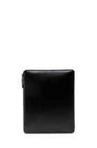 Comme Des Garcons Luxury Leather Ipad Case In Black