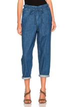 Ulla Johnson Sabi Denim Pants In Blue