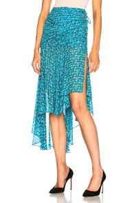 Veronica Beard Sevilla Skirt In Floral,blue