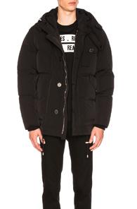 Givenchy Hooded Down Puffer Jacket In Black