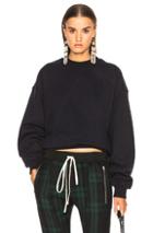 Fear Of God Long Sleeve Crew Neck Sweater In Blue