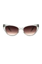Barton Perreira For Fwrd Leida Sunglasses With Sunglasses Organizer In Green