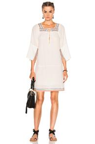 Apiece Apart Embroidered Nueva Tewa Dress In White