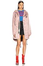 Acne Studios Osborn Face Jacket In Pink