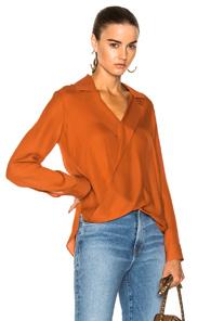 L'agence Rita Blouse In Orange