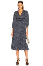 Ulla Johnson Malena Dress In Abstract,blue